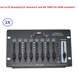 Портативный и компактный 2 единицы 32 Каналы DMX контроллер этап освещения оборудование для ди-джеев пульт DMX для пар перемещения головы