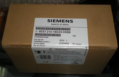 

S7-200 PLC Programming Logic Controller CPU224 6ES7 214-1BD23-0XB8 = 6ES7 214-1BD23-0XB0, NEW or Used
