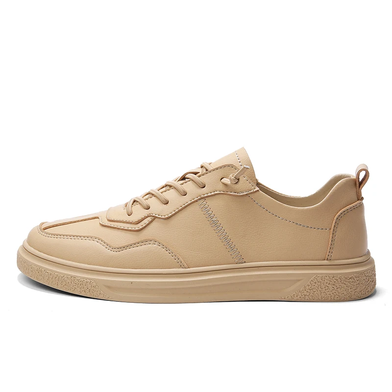Respiráveis Homens Casuais Confortáveis Selvagem cáqui Nova Lisos De Das Simples Branco Brancos Alta Sapatilhas Moda Tendência Sapatos Qualidade Leve rvqcPrwF