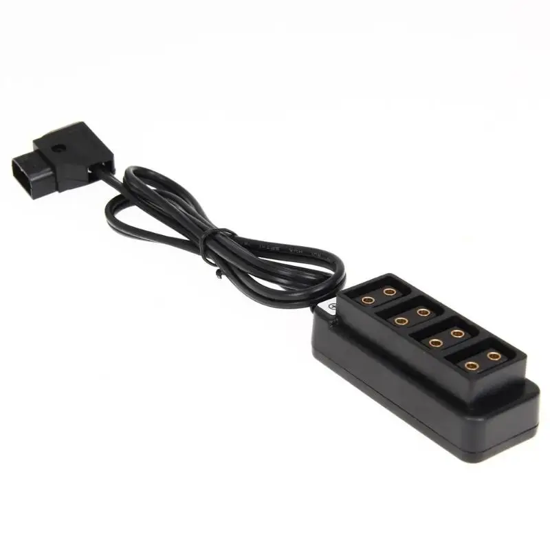 Мужской D-Tap B type power Tap to 4 Female D-Tap P-Tap 4 Holder Hub Adapter