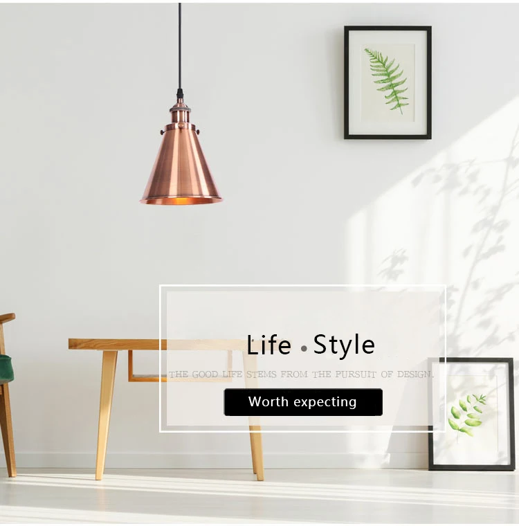 Modern Loft Pendant Lights Retro Industrial Edison Vintage Lamp6