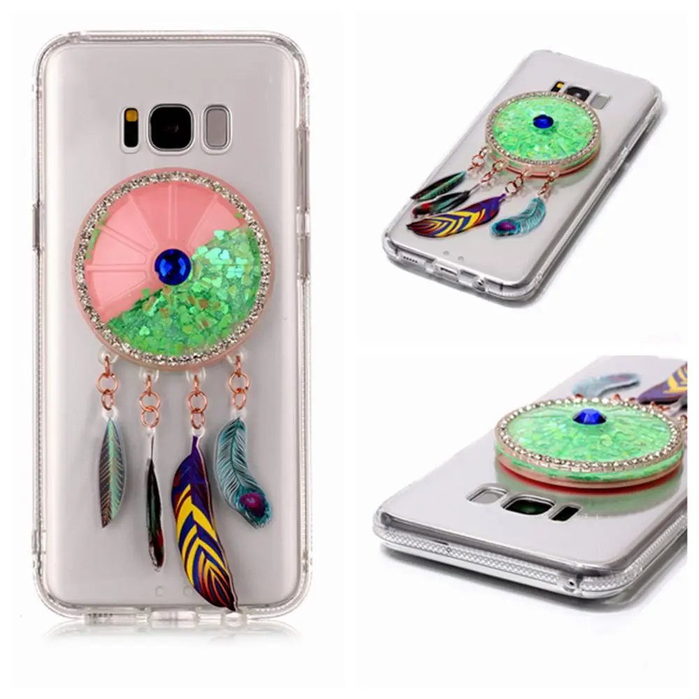 

Glitter Liquid Quicksand Phone Silicon Soft TPU Cover Shell Coque Fundas for Samsung Galaxy S6 S7 Edge S8 Plus A3 A5 J3 310 Case
