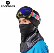 Rockbros Winter Cycling Anti-fog Hat Windproof Headscarf Outdoor Thermal Cap Windproof Warm Mask Motorcycle Bicycle Scarf