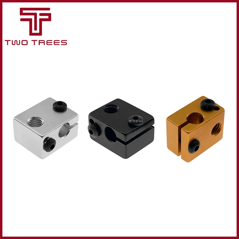 

Aluminium Heat Block for 3D V6 J-head 3D Printer for RepRap Makerbot MK7/MK8 Extruder