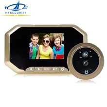 [Hfsecurity дверной Звонок] 3 дюймов Цвет Экран не беспокоить глазок видео-дверной звонок дверь контроль доступа глазок легко устанавливается! Камера