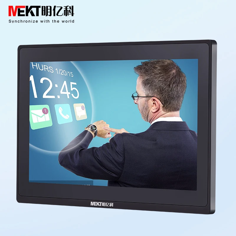 

12/12.1 inch LCD capacitor multi-touch screen monitor IPS Widescreen panel waterproof display USB monitor/HDMI DVI VGA