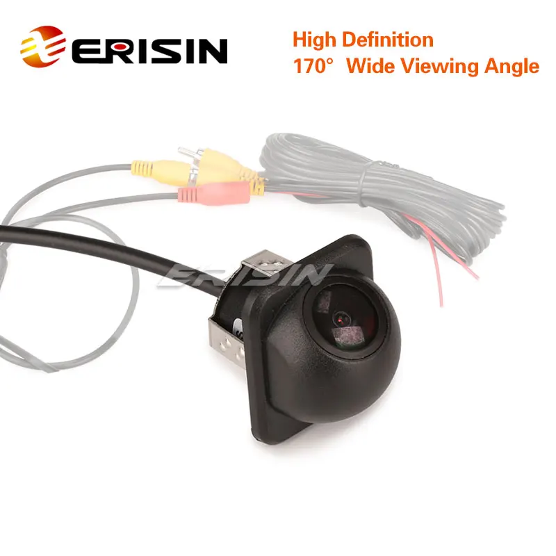 

Erisin ES583 HD Small Straw Hat Rear Camera 170 Guard line Back Color Waterproof