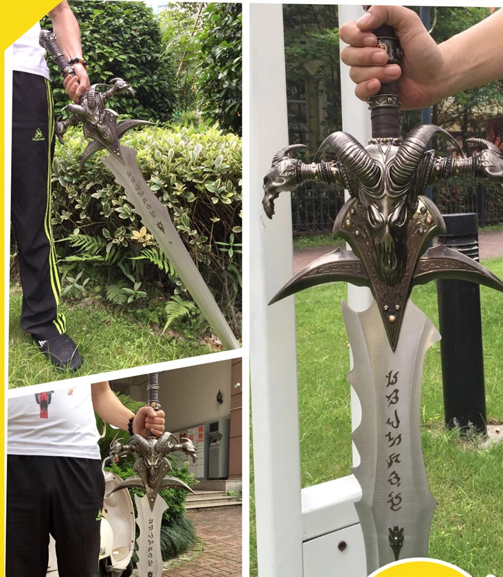 Arthas Menethil sword Frostmourne сплав литье крутое Ремесло быть подарком игрушки для взрослых