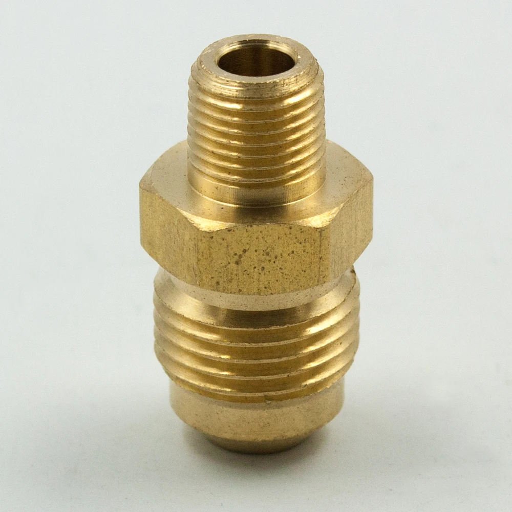 6 Male Flare To Male 1//8/" NPT Thread 45 Degree Fitting Adapter 6AN 6 AN