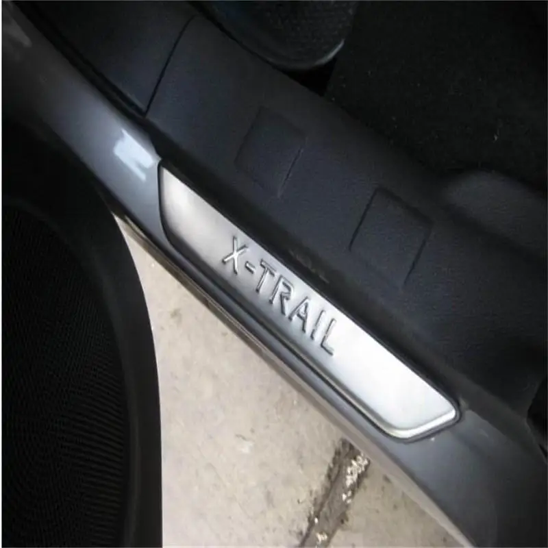Автомобильные аксессуары для Nissan X Trail T31 2009 2013 накладки на пороги из нержавеющей