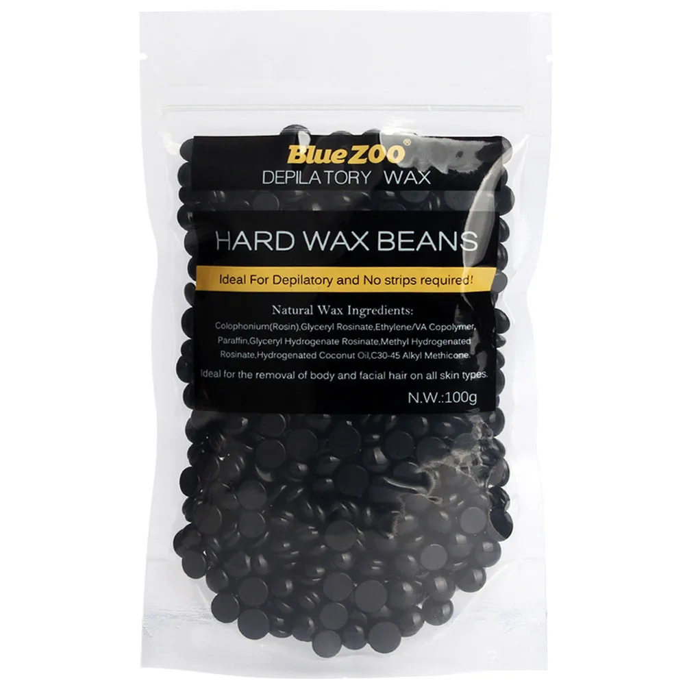 9 100g No Strip Depilatory Hot Film Hard Wax Pellet Waxing Bikini Hair Removal Lavender Beans