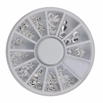 WUF 1 Wheel Nail Art Rhinestone &amp;amp; Decoration For DIY Nails Art Accessory Fashion Decorations Beauty Tools #JS23