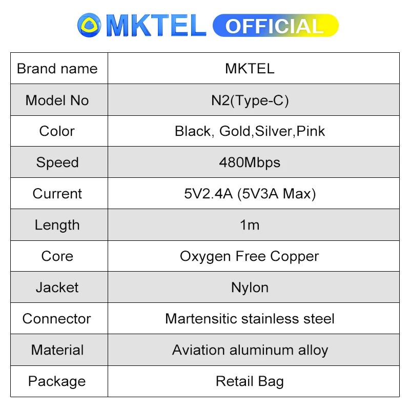 USB Type C Cable Adapter For Sony Xperia Fast Charging Data Cable Cord For Xiaomi 8 USB C Cable Quick Charge Cord                (2)