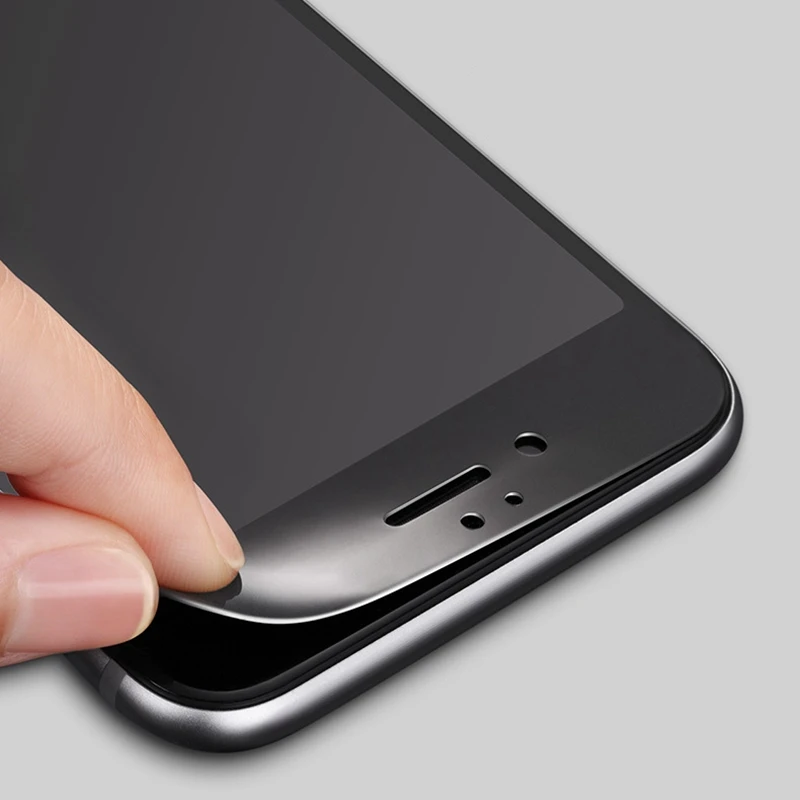 

3D Tempered Glass Protector for Apple iphone 6 6s Plus Case Protect Screen Ultra-thin Case Carbon Fiber Edge Glass Film Cover