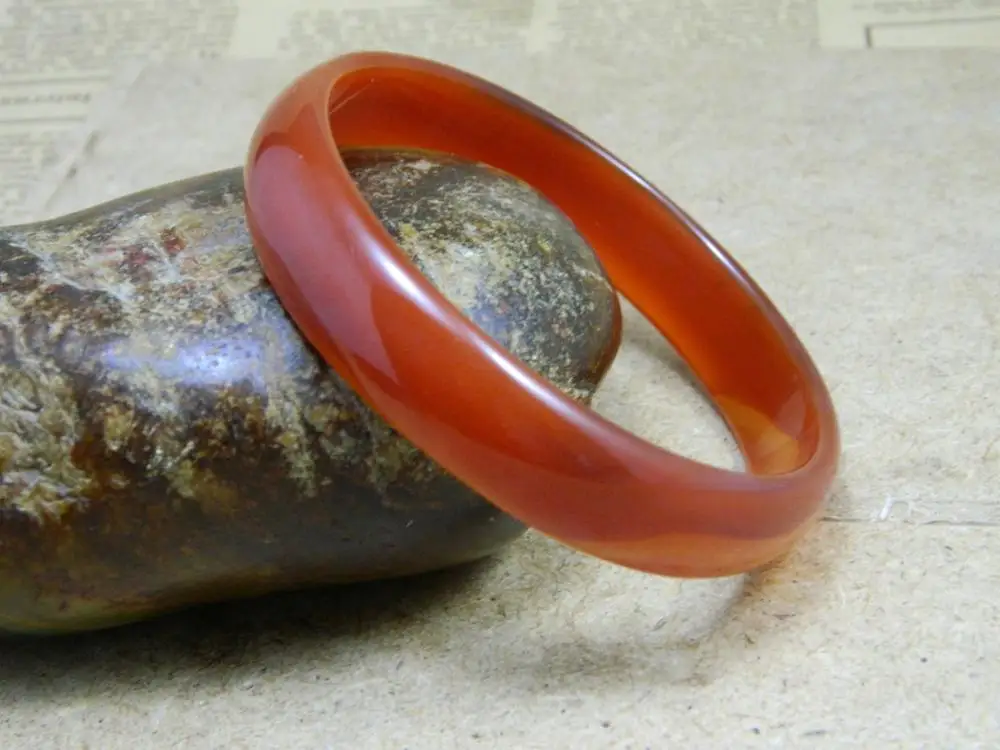 

68MM FASHION BEAUTIFUL CHINA EMERALD RED JADE BANGLE BRACELET 28% 10.13