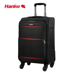 Hanke мягкий чемодан для одежды водонепроницаемый расширяемый чемодан тележка чехол Спиннер колеса прокатки багажа для путешествий 20-28