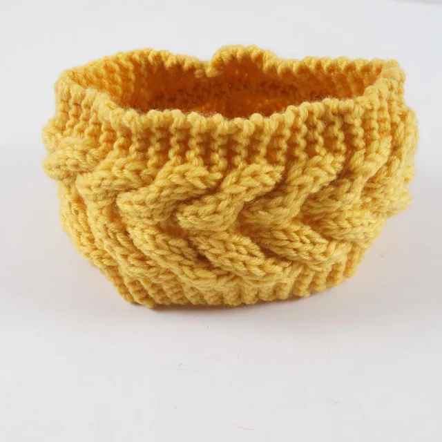 Solid Wide Knitting Woolen Headband 4