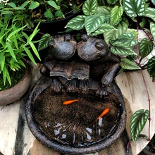 Ретро отделка смолы лягушки книга для чтения сад украшения животных открытый лоток для ключей тарелка для хранения Органайзер