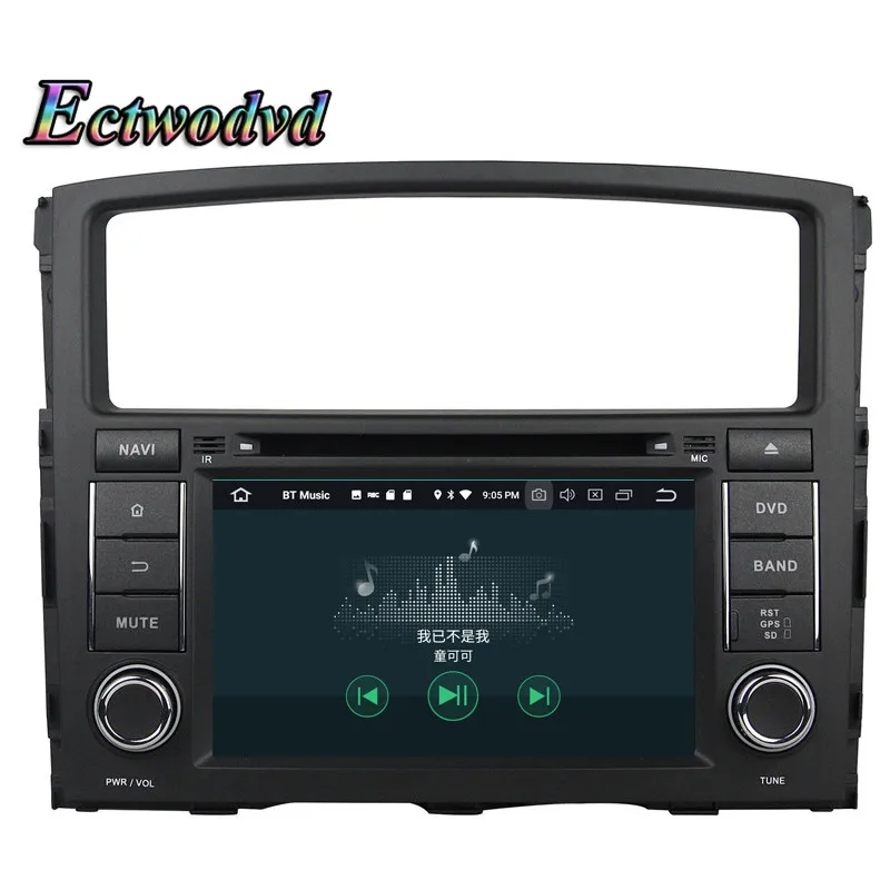 Discount Ectwodvd Octa Core 4G RAM 64G ROM Android 9.0 Car Multimedia DVD Player GPS HeadUnit for Mitsubishi PAJERO V97/V93 (2006-2011) 12