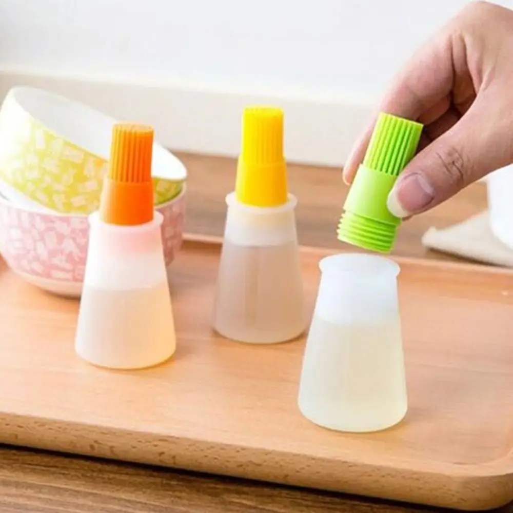 

Food-grade High Temperature Easy to Clean 75ml Silicone Brush Barbecue Oil Brush BBQ Tools Pastry Tool Silicon Butter