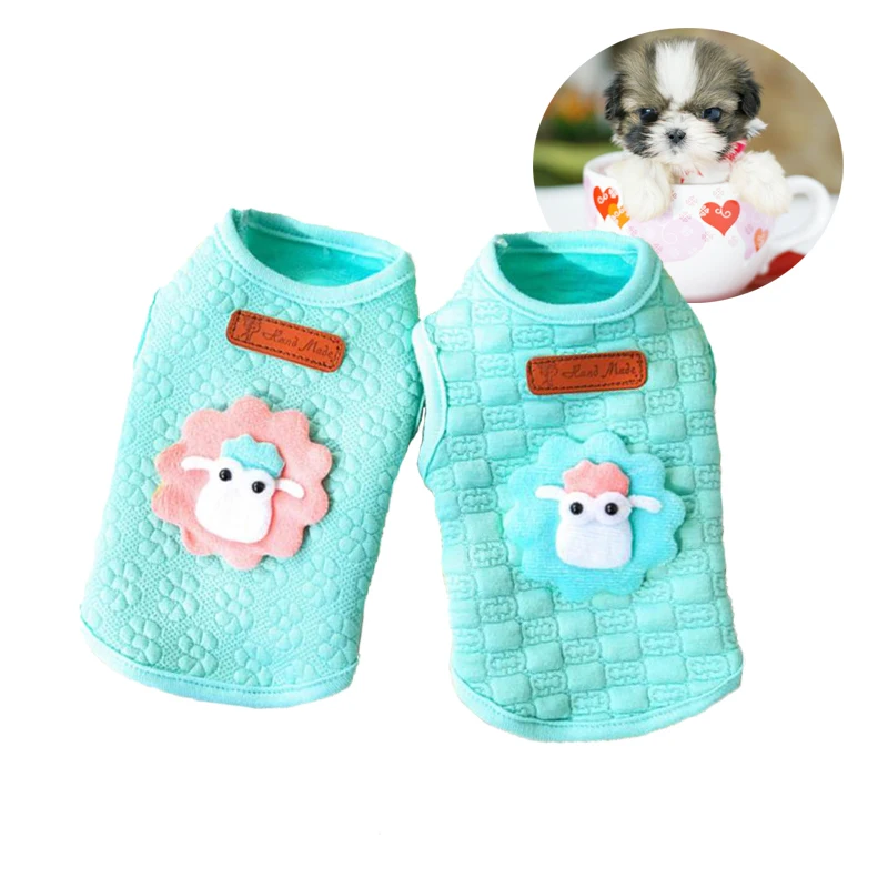 Buy Winter Warm Small Dog Clothes Pet Milk Dog Vests