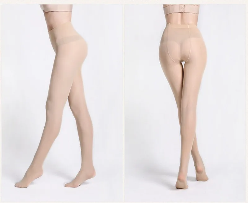 

3 pairs Lady's Sexy Tights 80D Velvet Anti hook Woman's Pantyhose Sheer Leg Shaper Invisible