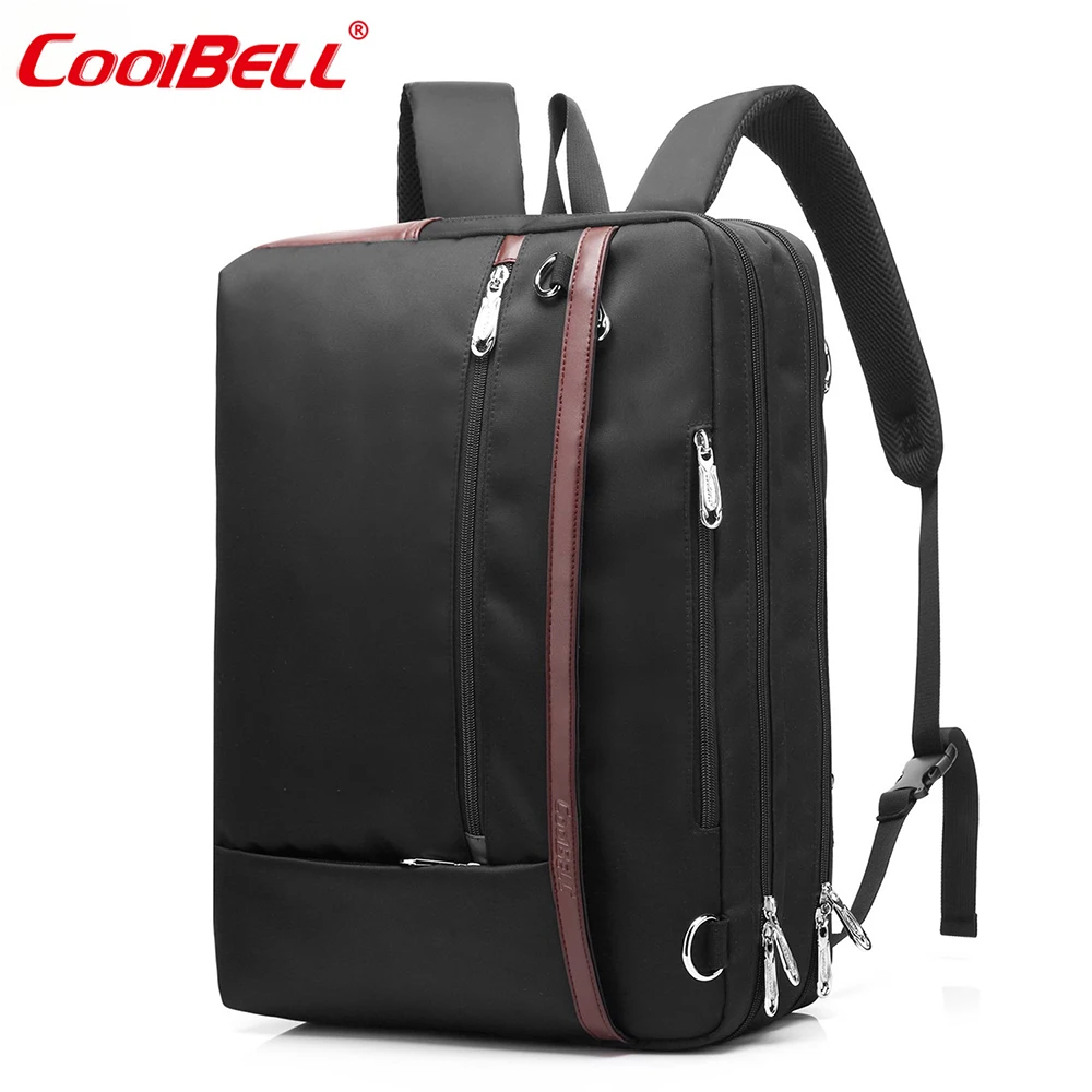 

CoolBELL Casual Convertible Backpack Men High Quality Laptop Backpacks Women Multi-functional Travel Bag Backpack For Teenagers