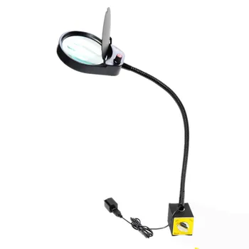 

PDOK 3X/10X Magnifying Glass The Welding Work Lights with Magnet Stand Maintanience Lights