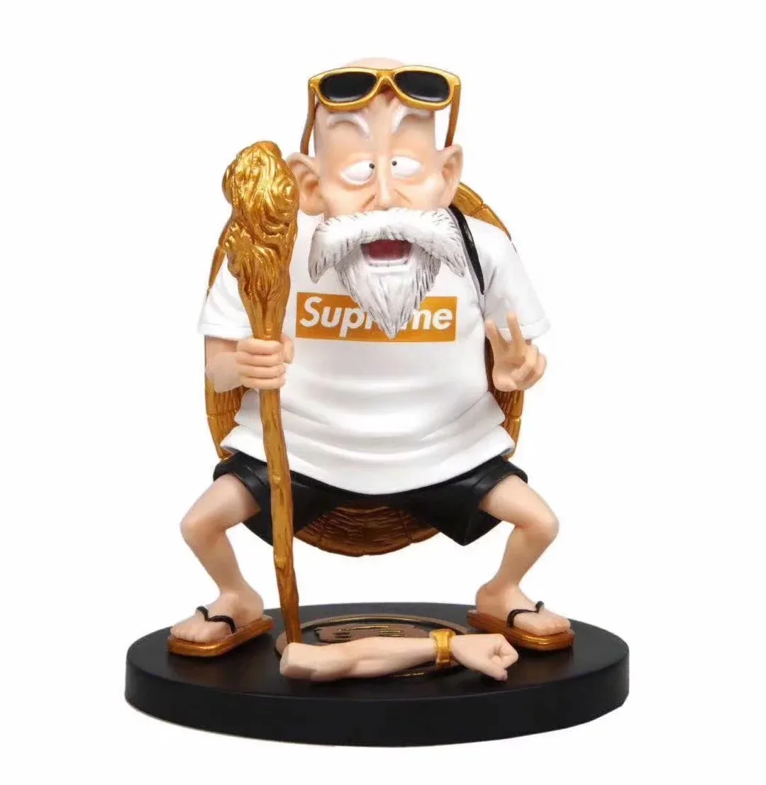 Dragon Ball Z Каме сеннин золотое покрытие Мастер Роши смолы сцены Статуя Фигурка Коллекция Модель игрушки