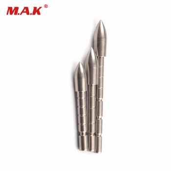 

12/24 pcs Insert Arrowhead Archery Target ID4.2mm OD6.2mm Point Head DIY Arrow Archery Accessories for Shooting