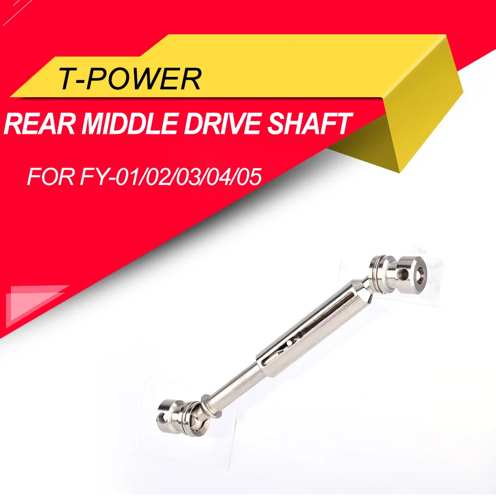 

T-power Metal Rear Middle Drive Shaft Universal Transmission part Kit for FY-01/02/03/04/05 Wltoys 12428 12423 RC Cars