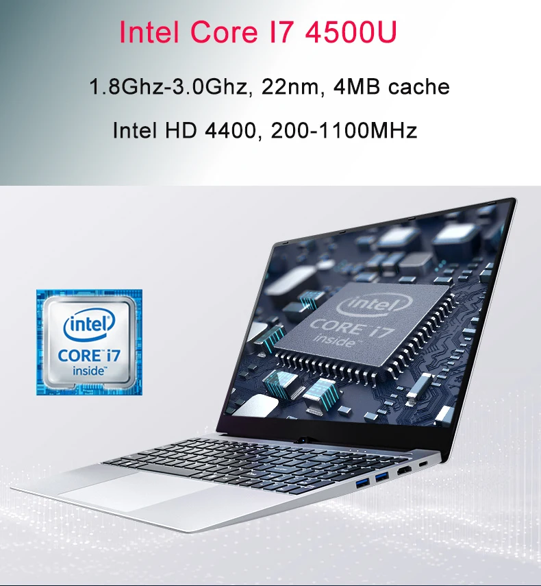 Игровой Компьютер GMOLO 15,6, 16 ГБ ОЗУ, 256 ГБ SSD+ 1 ТБ HDD, intel Core I7 4th Gen, 15,6 дюймов, металлический игровой ноутбук, ноутбук