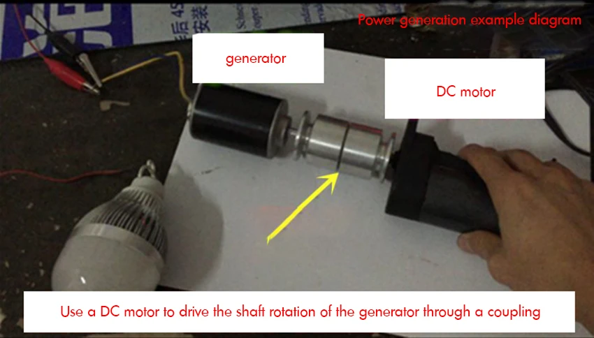 Постоянный магнит DC 110 V двигатель с угольными щетками DIY ветер/ручной генератор Двигатель передний и задний шариковый подшипник, D вал диаметром 8 мм 15000 об/мин