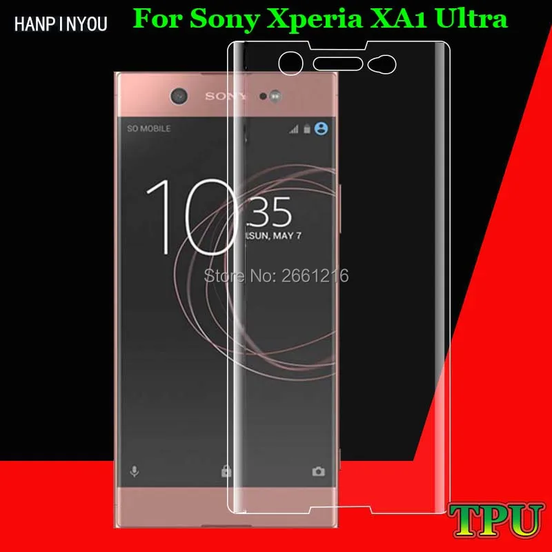 Для Sony Xperia XA1 Ultra / Dual 6 0 дюймов переднее тонкое полное покрытие от края до мягкая