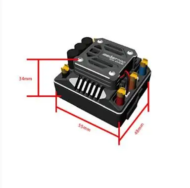 ZTW 1:8 Beast PRO SS150A 6 В/7 4 В Регулируемый 8A BEC бесщеточный ESC водонепроницаемый