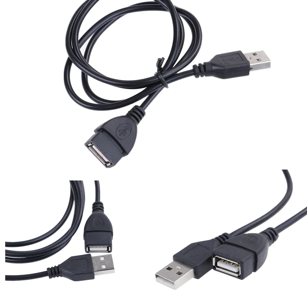 Кабель-удлинитель 80/150 см USB 2 0 со штекером на гнездо для синхронизации данных |