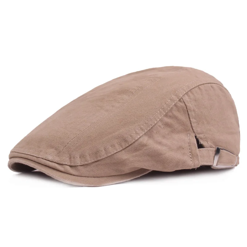 Autumn Cotton Berets Caps for Women Men's Cotton Beret Hat Peaked Cap ...