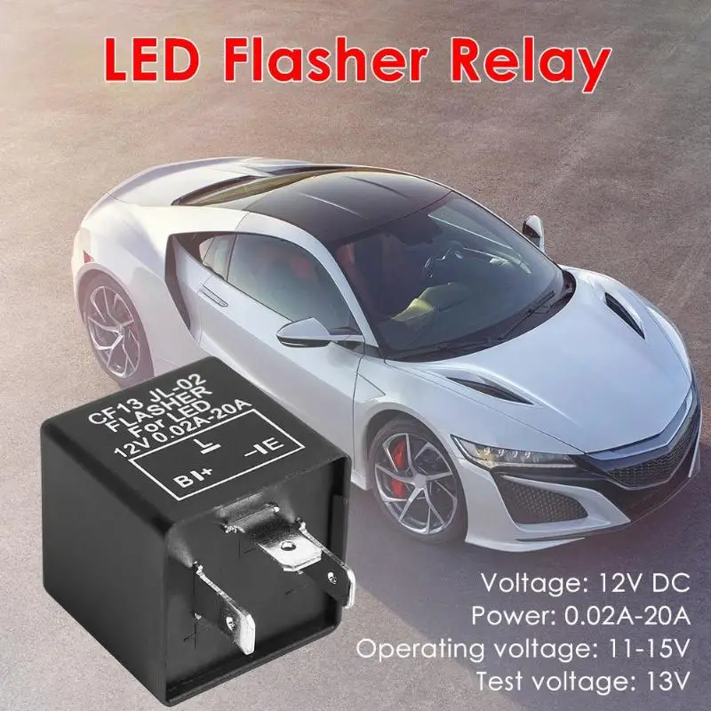 3-контактный CF13 JL02 EP34 светодиодный импульсное реле 12V исправление для поворота Hyper флэш-памяти