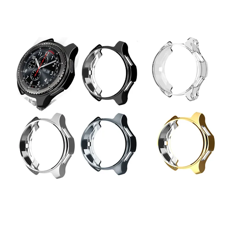 Мягкий ТПУ защитный чехол для samsung gear S3 Classic Watch Frontier Galaxy Watch Cover Frame 46 мм защитный бампер оболочка