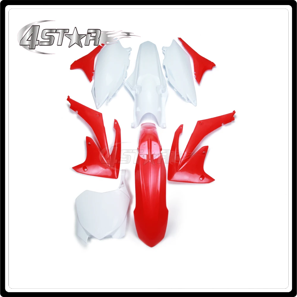 Motorbike Complete Body Plastics Kits For HONDA CRF CRF250R 10-13 CRF450R 09-12 Dirt Pit Bike MX Motocross Enduro Supermoto SM Motorbike Complete Body Plastics Kits For HONDA CRF CRF250R 10-13 CRF450R 09-12 Dirt Pit Bike MX Motocross Enduro Supermoto SM