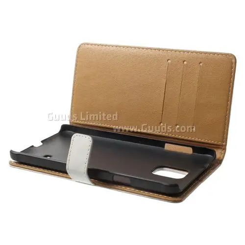 Moon Wolf Leather Flip Cover for Samsung Galaxy Note 4 N910