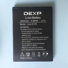 1600 мАч Высокая емкость IXION E145 батарея для DEXP IXION E145 EVO SE телефон батарея+ код отслеживания