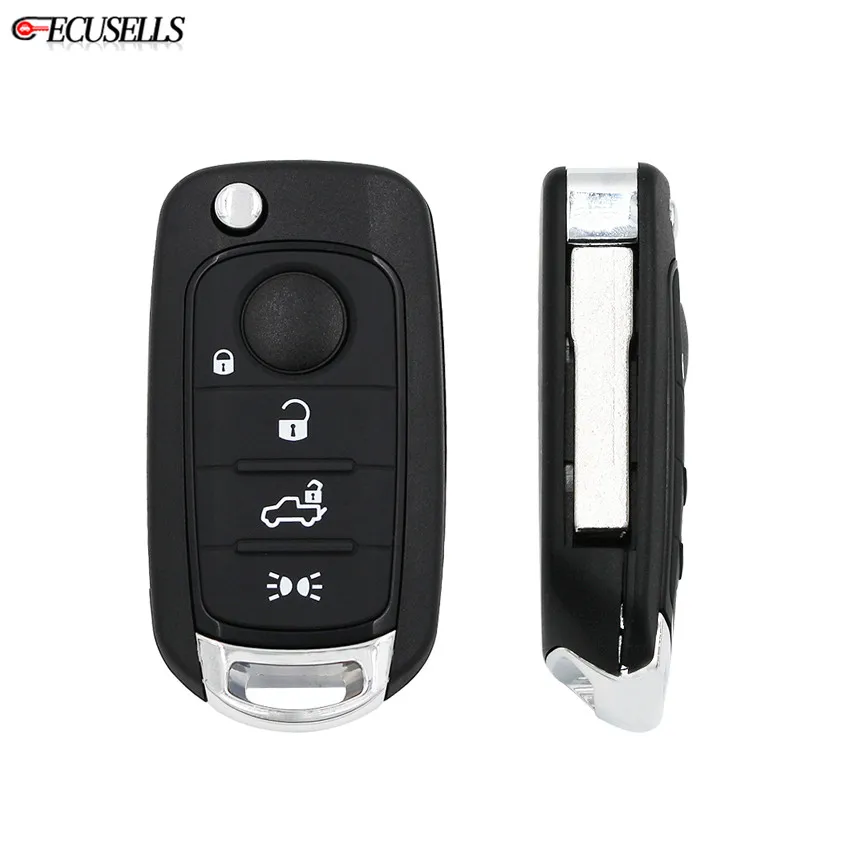 

Folding Flip 4 Button Remote Smart Car Key Shell Case SIP22 Blade for Fiat Toro 500X 500 Punto Egea Tipo For Dodge Neon Key