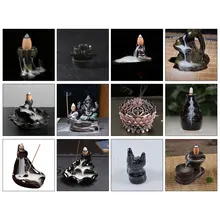 Держатель для благовоний, домашний ароматизатор, буддийская кадильница, домашний декор, задний поток, благовония, ладан лотоса, конусная горелка, благовония, ремесла