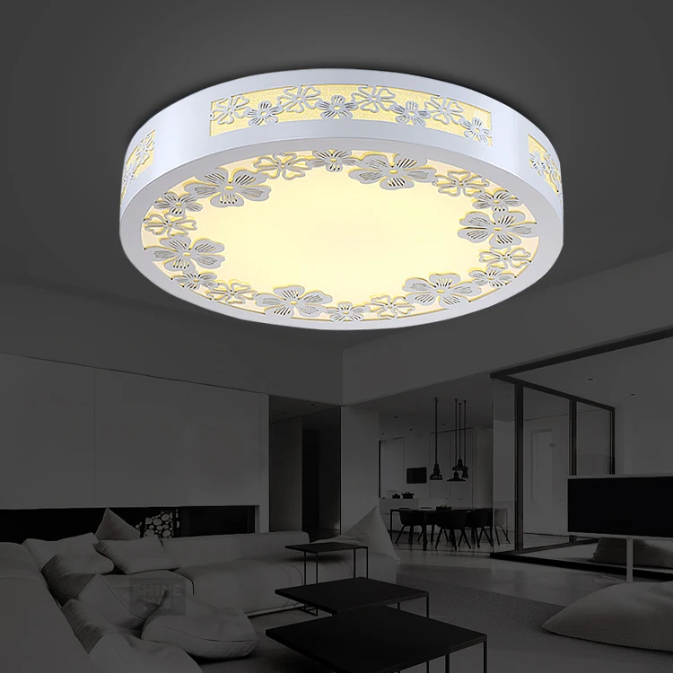 

Round LED ceiling lights decoration master bedroom warm dining room atmosphere D45CM D55CM Ceiling LED lamp ZA FG75
