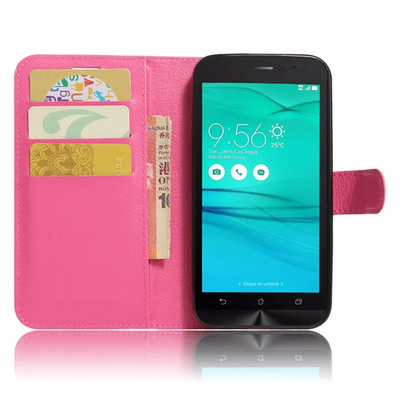 Wallet PU Leather Back Cover Phone Case For Asus ZenFone Go ZB500KL ZB500KG X00AD X00ADC X00ADA Case 5.0 inch Flip Protectiv Bag (22)