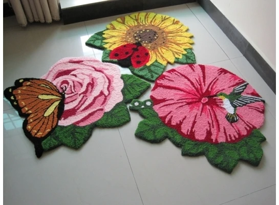 Special shipping bird shaped red morning glory stairs bedroom carpet floor mats coffee table cushion pad computer Special shipping bird shaped red morning glory stairs bedroom carpet floor mats coffee table cushion pad computer