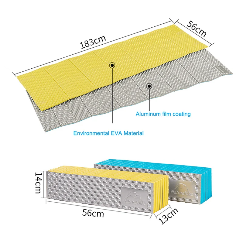 البرية في الهواء الطلق المحمولة المشي تسلق الجبال رغوة حصيرة Naturehike في التخييم الحصير وسادة النوم في خيمة مقاومة للرطوبة فراش طوي البرية في الهواء الطلق المحمولة المشي تسلق الجبال رغوة حصيرة Naturehike في التخييم الحصير وسادة النوم في خيمة مقاومة للرطوبة فراش طوي