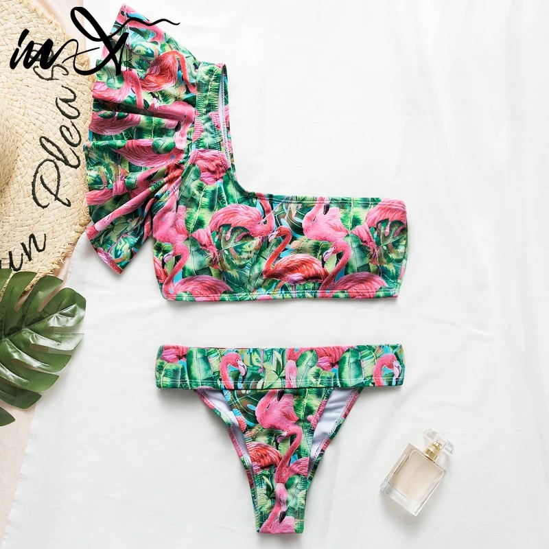 flamingo bathing suit
