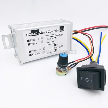 

10A DC motor Speed Controller 9-60V Reversible PWM Control Forward/Reverse Switch